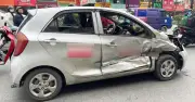 Truy tìm tài xế ô tô gây tai nạn liên hoàn tại Hà Nội rồi bỏ chạy