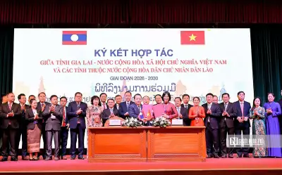 Gia Lai và các tỉnh Nam Lào, Đông Bắc Campuchia ký kết hợp tác giai đoạn 2026-2030