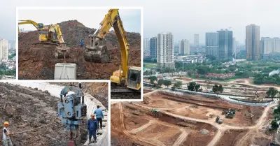 Hà Nội khẩn trương thi công 7 hồ điều hòa lớn chống ngập trước mùa mưa