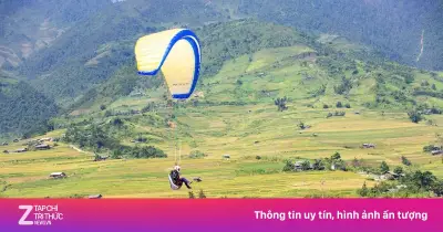Lào Cai Buộc Dừng Hoạt Động Dù Lượn Gắn Động Cơ Ở Tả Van Vì Tiếng Ồn