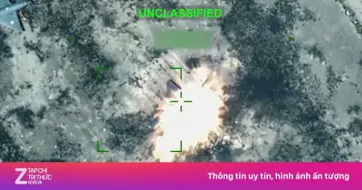 Mỹ công bố video không kích xe cơ giới và drone của Iran tại Syria