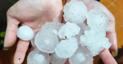 Mưa đá bất ngờ trút xuống Hà Nội và các tỉnh miền Bắc trong sáng 30/3