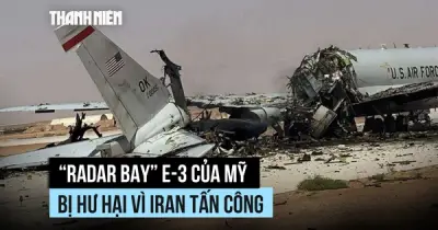 Mất Thần Trên Khung E-3: Ba Quan Trọng Của Mỹ Bị Hư Hại Vì Iran Tấn Công