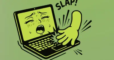 Ứng dụng SlapMac: Tát MacBook nghe máy 'kêu rên', quay Reel viral được hoàn tiền