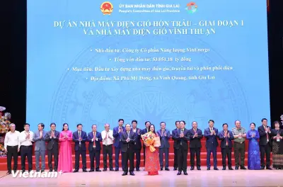 Vinergo Hợp Tác Phát Triển Cụm Nhà Máy Điện Gió Gần 8 Tỷ USD Tại Gia Lai