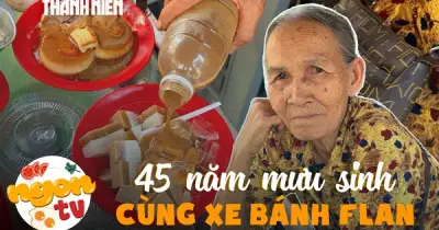 Xe bánh flan 45 năm trong hẻm nhỏ Sài Gòn: Cụ bà 75 tuổi và nghề mưu sinh thủ công