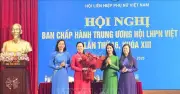 Bà Lê Thị Thủy tái đắc cử Chủ tịch Hội Liên hiệp Phụ nữ Việt Nam