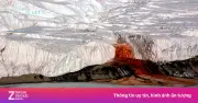 Bí ẩn 'thác máu' ở Nam Cực dần hé lộ: Áp lực sông băng tạo màu đỏ đặc trưng