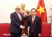 Bộ trưởng Ngoại giao Việt Nam hội đàm với Cao ủy Liên minh châu Âu về đối tác quốc tế
