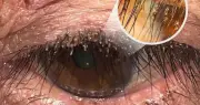 Bác sĩ bất ngờ phát hiện ổ rận mu bám chi chít trên lông mi người phụ nữ