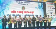 Bệnh viện Quân y 121 tổ chức hội nghị khoa học mở rộng với 24 đề tài báo cáo trực tiếp