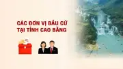 Cao Bằng công bố danh sách các đơn vị bầu cử đại biểu Quốc hội