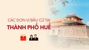 Các đơn vị bầu cử đại biểu Quốc hội tại thành phố Huế được phân chia chi tiết