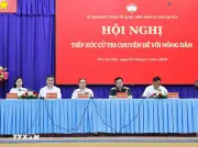 Chủ tịch Quốc hội tiếp xúc cử tri chuyên đề với nông dân TP.HCM