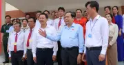 Chủ tịch Quốc hội Trần Thanh Mẫn kiểm tra công tác bầu cử tại Đồng Nai, nhấn mạnh vận động đặc thù
