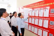 Chủ tịch Quốc hội Vương Đình Huệ khảo sát thực tế tại đơn vị bầu cử phường Tân Triều, Đồng Nai