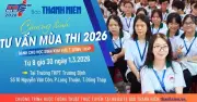 Chương trình tư vấn mùa thi 2026 tại Đồng Tháp thu hút hàng nghìn học sinh