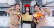 Chuyến Bay 'Lộc Vàng' Vietjet: Hành Khách Nữ Bất Ngờ Nhận Quà Tặng Trên Không