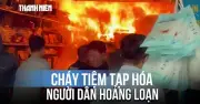 Cháy nhà bán đồ nhựa, cư dân hoảng loạn di dời tài sản trong đêm