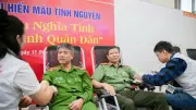 Công an hiến máu tình nguyện: Lan tỏa nghĩa cử cao đẹp 'Giọt máu nghĩa tình'