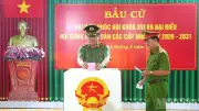 Công An Tỉnh Kiểm Tra Nghiêm Ngặt An Ninh Trong Ngày Bầu Cử