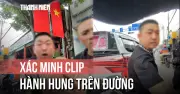 Công an TP.HCM xác minh clip nhóm người đi ô tô hành hung người đi xe máy