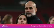 Con gái Pep Guardiola gây chú ý khi đồng hành cùng cha trong khoảnh khắc vinh quang