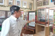 Cựu chiến binh Nguyễn Tiến Bình biến căn phòng thành 'bảo tàng' lịch sử bầu cử