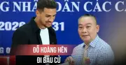 Cầu thủ nhập tịch Đỗ Hoàng Hên và đồng đội tích cực tham gia bầu cử Quốc hội