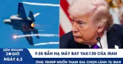F-35 Israel bắn hạ máy bay Iran, ông Trump muốn can thiệp chọn Lãnh tụ tối cao