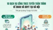 Hà Nội triển khai 10 thủ tục BHXH, BHYT toàn trình điện tử từ 16/3/2026