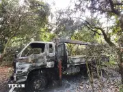 Hà Nội: Vướng dây điện, xe cẩu cháy khiến lái xe tử vong thương tâm