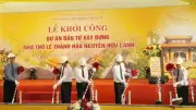 Khởi công dự án nhà thờ Lễ Thành Hầu Nguyễn Hữu Cảnh tại Quảng Trị