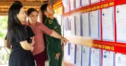 Không khí bầu cử sôi động tại các xã biên giới Quảng Ngãi