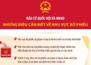 Khu vực bỏ phiếu: Phạm vi hành chính nhỏ hỗ trợ cử tri thực hiện quyền bầu cử