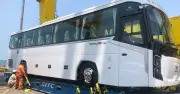 Kim Long Motor xuất khẩu xe bus sang Thái Lan, đánh dấu bước tiến của ô tô Việt