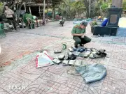 Lâm Đồng: Phát Hiện Túi Nilon Nghi Chứa Ma Túy Trôi Dạt Vào Bờ Biển Kè Gà