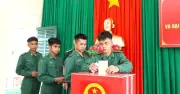 Lâm Đồng tổ chức bỏ phiếu sớm cho lực lượng vũ trang trước ngày bầu cử toàn quốc