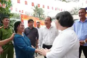 Lãnh đạo TP.HCM kiểm tra công tác chuẩn bị bầu cử tại nhiều điểm bỏ phiếu
