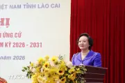 Lào Cai: Hội nghị tiếp xúc cử tri với người ứng cử đại biểu Quốc hội và HĐND