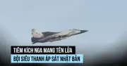 Máy bay MiG-31 Nga mang tên lửa siêu thanh Kinzhal áp sát không phận Nhật Bản