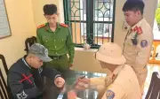 Ninh Bình: Thanh niên vi phạm giao thông bị phát hiện dương tính ma túy