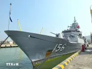 Đà Nẵng đón tàu hải quân Australia thăm hữu nghị, thúc đẩy hợp tác quốc phòng