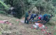 Quảng Ngãi: Xe tải lao xuống vực sâu, ba người thương vong thảm khốc