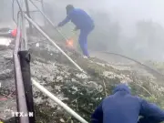 Quảng Ninh khẩn trương gia cố các khu vực nguy hiểm trên chùa Đồng Yên Tử