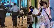 Robot hình người ở Ma Cao khiến cụ bà hoảng sợ nhập viện, bị cảnh sát 'áp giải'