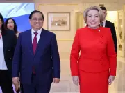 Thủ tướng Phạm Minh Chính hội đàm với Chủ tịch Hội đồng Liên bang Nga tại Moskva