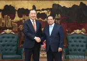 Thủ tướng Phạm Minh Chính tiếp Chủ tịch Hội đồng Ủy ban Kinh tế Á-Âu Bakytzhan Sagintayev