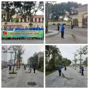 Thanh niên và quân đội ra quân làm sạch bờ biển, Vịnh Bái Tử Long lọt top kỳ quan