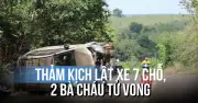 Thảm kịch trên đường 2: Xe 7 chỗ lật nghiêng khiến ba người tử vong